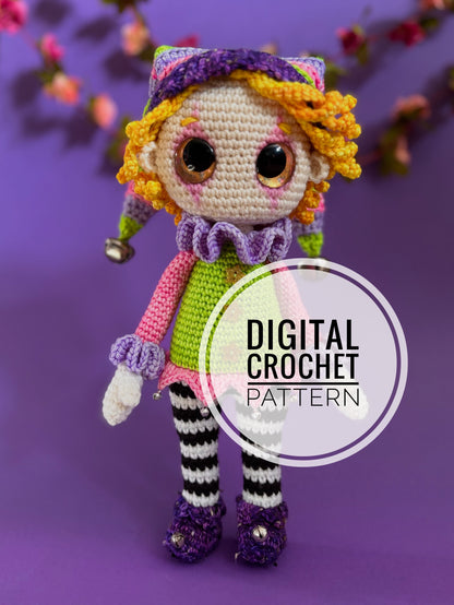Jessi The Jester - Crochet Pattern