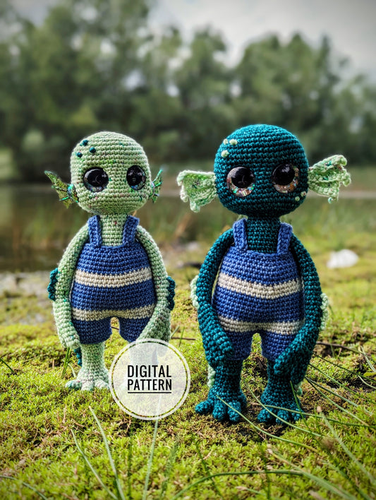 Lochlan The Lake Monster - Crochet Pattern