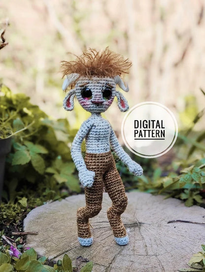 Satyr Faun Doll - Crochet Pattern